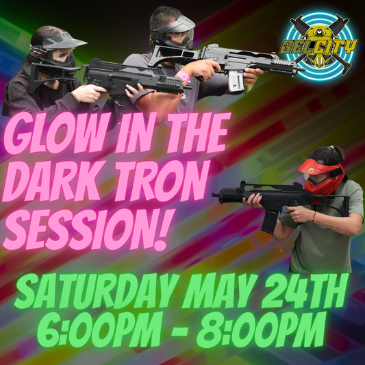 ☆ GLOW IN THE DARK // TRON THEMED SESSION!