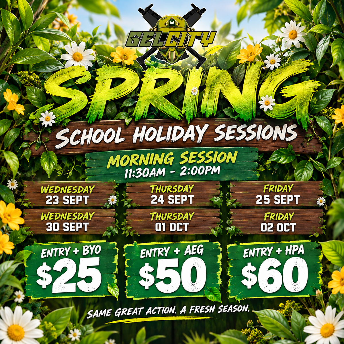 Spring School Holiday Morning Session