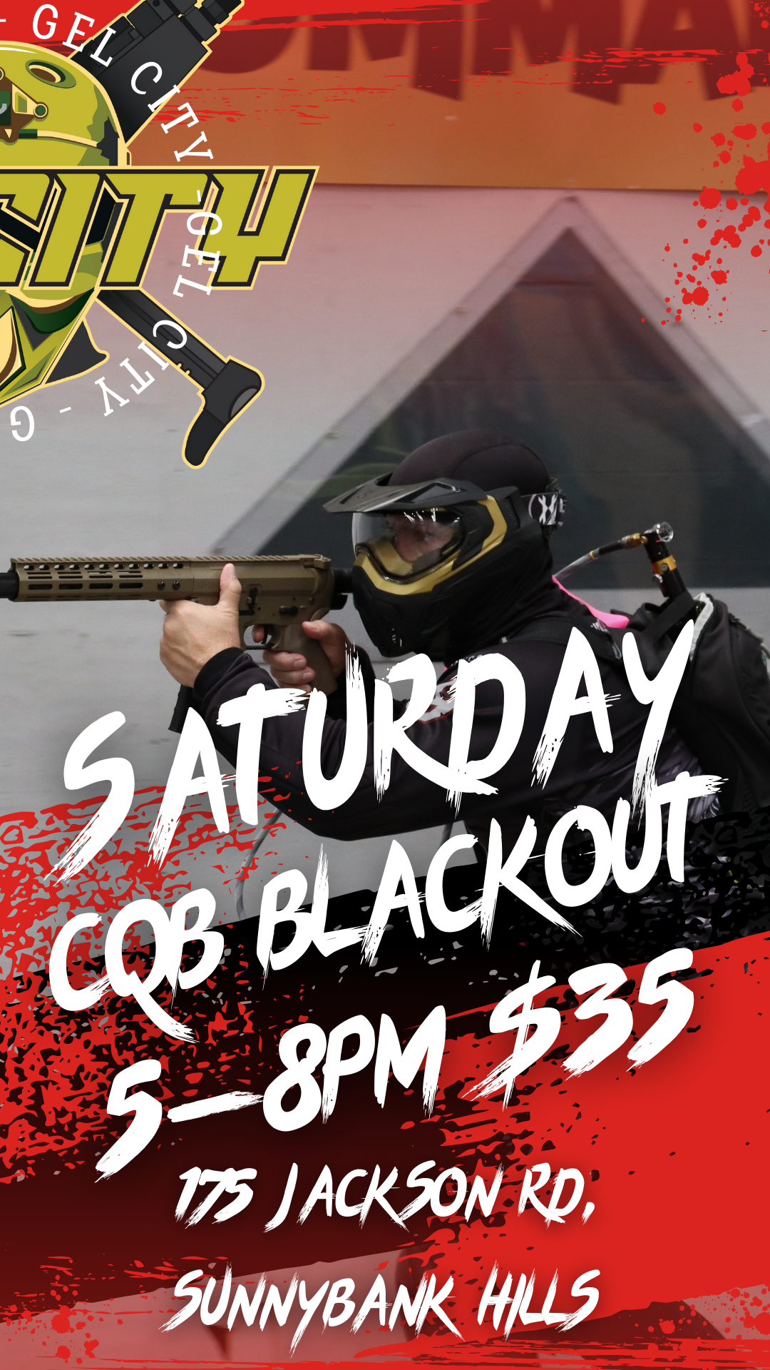 SATURDAY LATE LIGHTS OUT CQB SESSION 5PM-8PM - 2024